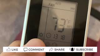 Gree mini split How to turn on heat mode