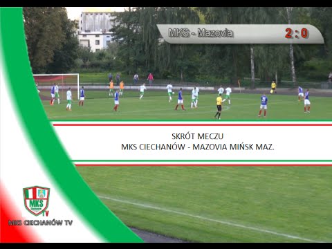 Skrót meczu: MKS Ciechanów - Mazovia Mińsk Maz. (27.08.2016)