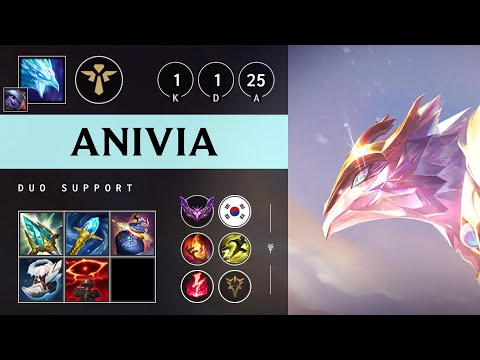 Anivia Support vs Nautilus - KR Master Patch 25.13