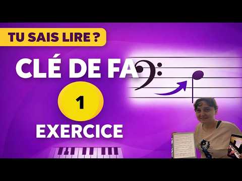 Read the bass clef easily – Exercise 1 (Beginner piano note reading)