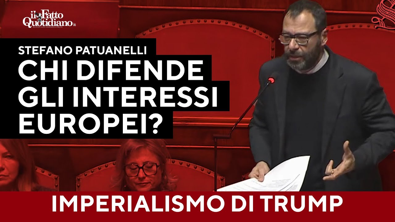 Patuanelli a Tajani: "Il diritto internazionale o vale sempre o non vale mai. Chi difende l'Europa?"