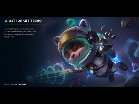 ASTRONAUT TEEMO SKIN SPOTLIGHT-07-02-2025