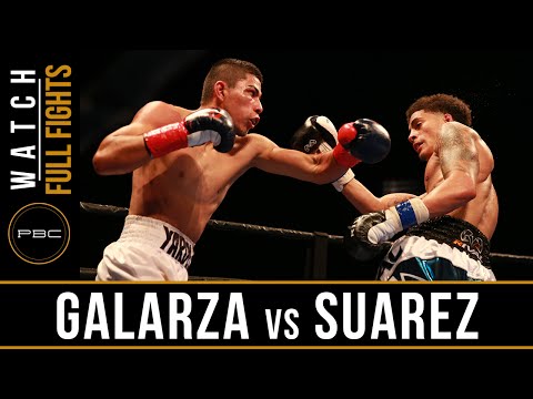 Galarza vs Suarez FULL FIGHT: May 8, 2016 - PBC on Bounce