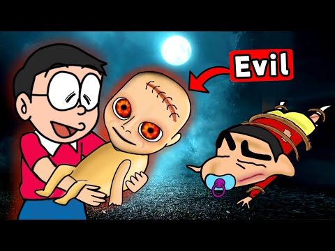 Nobita Adopted Horror Baby! 😰
