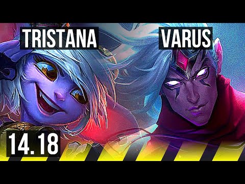TRISTANA & Nami vs VARUS & Zyra (ADC) | Quadra | EUW Master | 14.18
