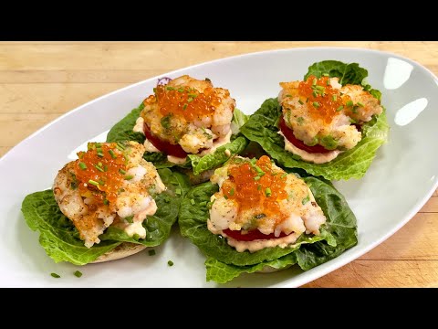 Jacques Pepin's Quick and Easy Shrimp Burgers