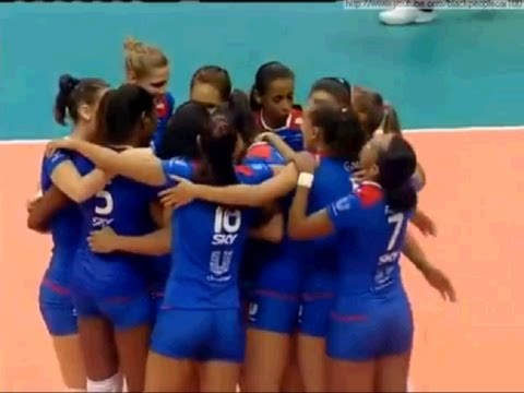 Superliga Feminina de Volei 2012/2013 - Unilever Sky 3 x 1 Amil Campinas