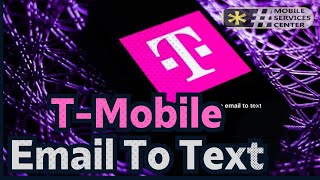 How to send T mobile email to text from your own email