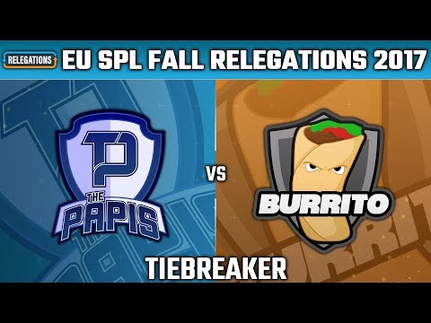 SMITE: SPL Fall Relegations 2017 - The Papis vs. Burrito Esports