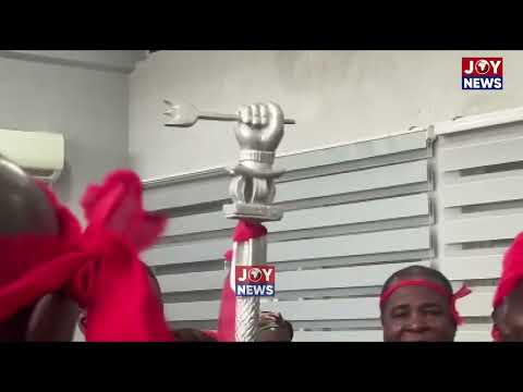 Fishermen Association of Ghana address press conference fighting back the offshore gold exploration