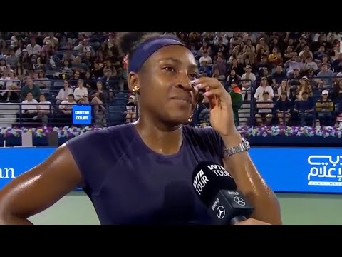 Coco Gauff Jokes about Alexandra Eala in Post Match Interview 🎙️ 🎥 