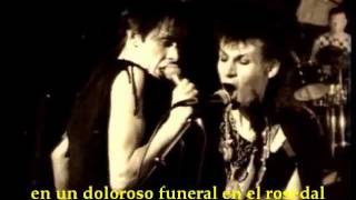 Bauhaus - Rosegarden Funeral Of Sores - subtitulado español live