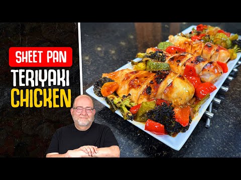 SHEET PAN TERIYAKI CHICKEN AND ROASTED VEGETABLES | OVEN DOES 90% OF THE WORK!