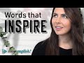 Advanced English Vocabulary - Words to INSPIRE ✨