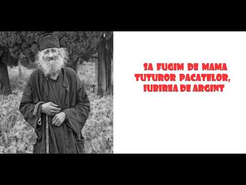 Sa fugim de mama tuturor pacatelor, iubirea de argint