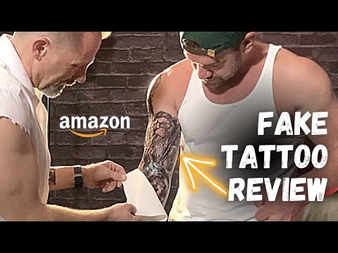We tried Fake Sleeve Tattoos from Amazon - RESULTS - MATJ