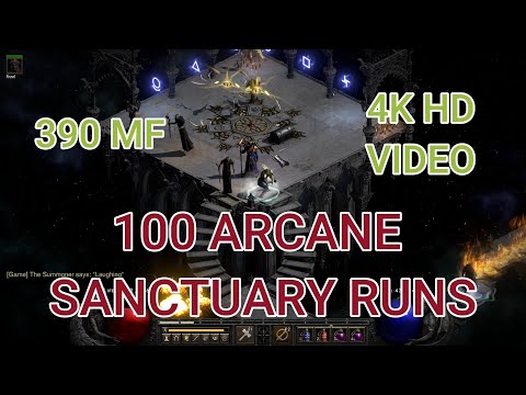 Diablo 2 Resurrected - 100 Arcane Sanctuary Runs Part 1