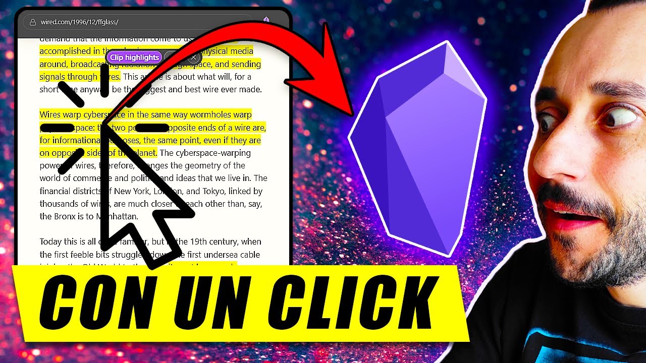 OBSIDIAN WEB CLIPPER: Evidenzia e Acquisisci Pagine Web con un Click!