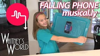 Falling Phone Musical.ly | Whitney Bjerken