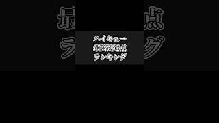 ハイキューの最高到達点をランキング化！！#shorts