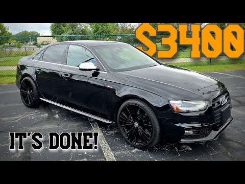 Ich habe einen Audi S4 für 3400 Dollar gekauft, umgebaut und ihn mit Gewinn verkauft