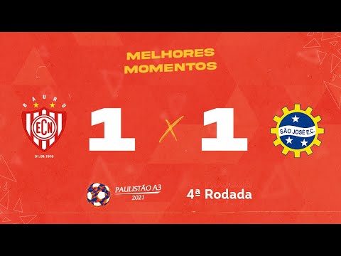 Melhores Momentos de Noroeste 1 x 1 São José - Rodada 4 - Paulistão A3 2021