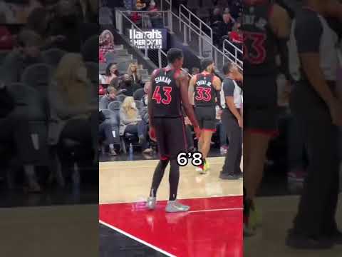 Tallest guy in the NBA arena. #tall #shorts