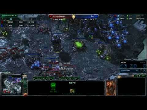 HotS TvZ Hellbat drop into muta defense