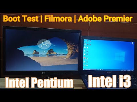 Intel Pentium vs intel i3  Boot Test | Speed test