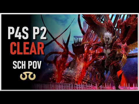[FFXIV] P4S (Phase 2) First Clear - Scholar POV