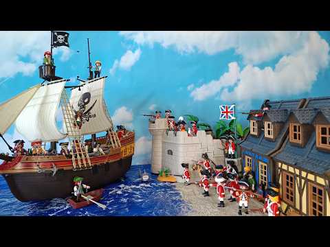 Playmobil Piraten vs. Rotröcke 🏴‍☠️ Die Rache der Piraten Stop-Motion
