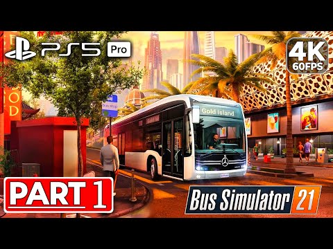 BUS SIMULATOR 21 NEXT STOP Gameplay Walkthrough FULL GAME [4K 60FPS PS5 PRO] - No Commentary