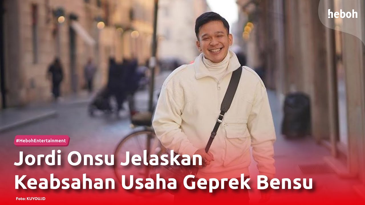 Jordi Onsu Jelaskan Keabsahan Usaha Geprek Bensu