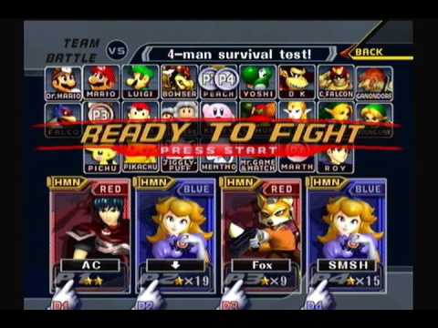 QUARTERED 1 Teams Winners' Semis - AC & Manyula (Red) vs Hylian Likely & Matt (Blue)