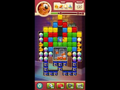 Toon Blast Level 6944 - NO BOOSTERS 🐻🐺🐱 | SKILLGAMING ✔️