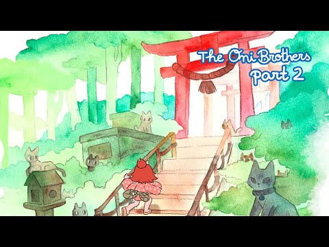 Making a book - The Oni Brothers #2 | Paint with me two illustrations of the book 🖌️