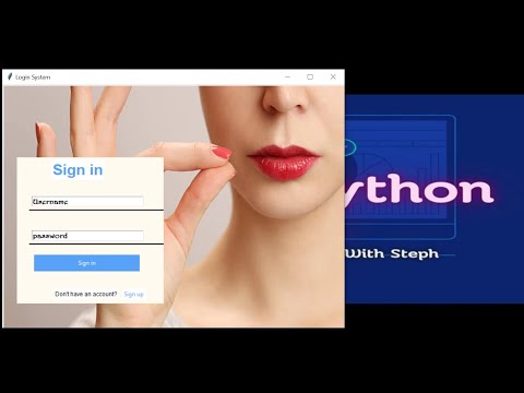 How To Create Registrationlogin Formgui In Python Using Pycharm Tkinterpython Project