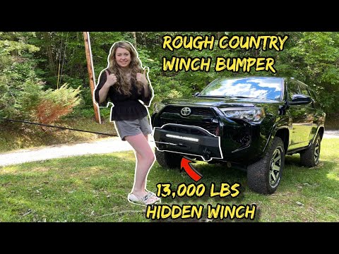 5th Gen Toyota 4Runner Rough Country Bumper and Winch install Wrecked 4Runner Part 8