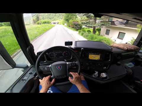 POV Driving Scania R450 - Ramingstein, Madling, Tamsweg