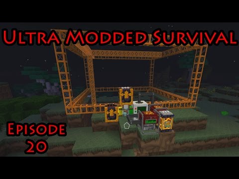 Ultra Modded Survival: Setting Up Quarries... The Right Way! [Ep 20]