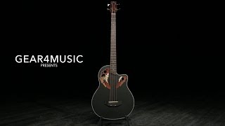 Video thumbnail for Roundback Electro Acoustic Bass Guitar by Gear4music, Black | Gear4music demo by Gear4music Guitars