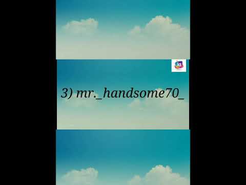 Top 5 UserNames Of Instagram Account For Boy's..♥️✌️ #shorts