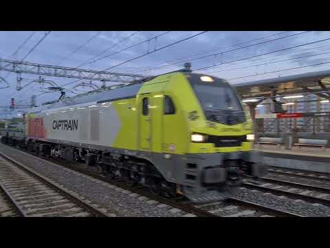 Stadler Euro6000 class 256 passing by Madrid Fuente de la Mora