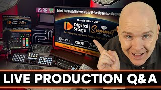 LIVE Q&A - Answering Your Questions About Live Video Production