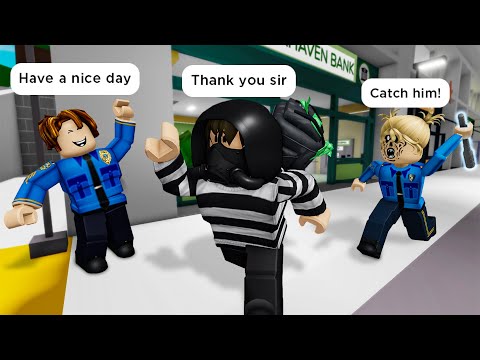 ROBBER 2: THE MONEY HEIST 💰 Roblox Brookhaven 🏡 RP - Funny Moments