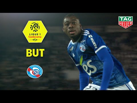 But Youssouf FOFANA (22') / RC Strasbourg Alsace - Olympique Lyonnais (1-2)  (RCSA-OL)/ 2019-20
