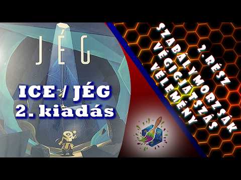 JÉG / ICE 2.kiadás szabály morzsák, végigjátszás szóló módban 2. rész, és véleményezés - Painting and Game