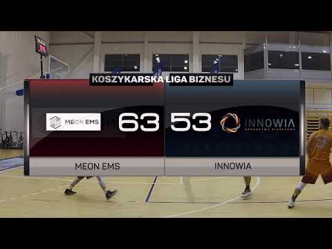 Meon EMS vs Innowia - 19 kolejka - I Liga Poznań - Koszykarska Liga Biznesu