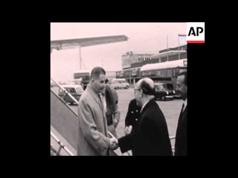CAN169 DELEGATION OF SOVIET AVIATION EXPERTS ARRIVE AT HEATHROW