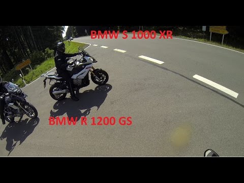 BMW S 1000 XR and BMW R 1200 GS Ride in Germany Rhön